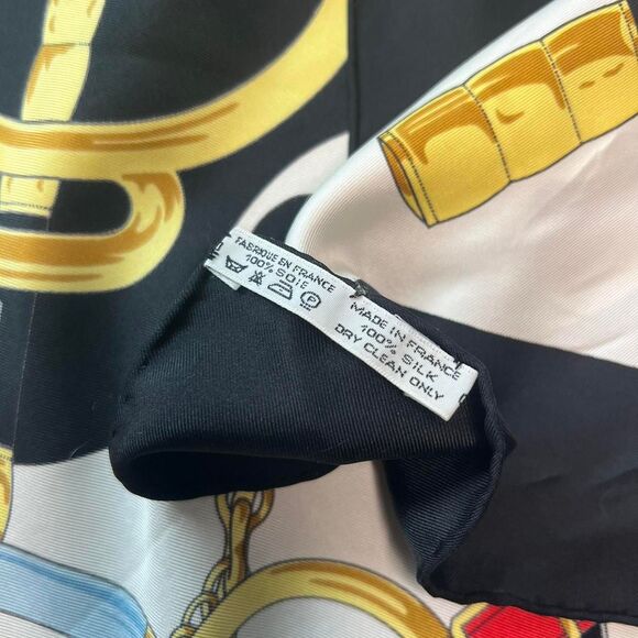 Hermes Eperon D'Or Forever Silk Scarf 90 - Picture 7 of 8